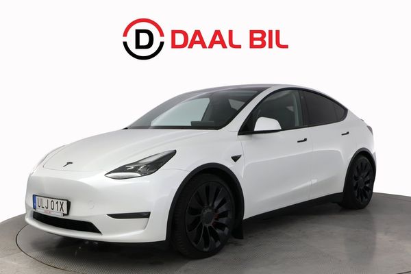 Tesla Model Y PERFORMANCE AWD 534HK PANORAMA PREMIUM P-VÄRM DRAG NFC - 2023
