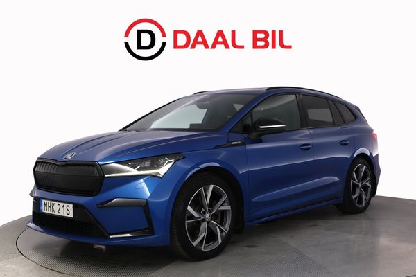 Skoda Enyaq iV 80X 265HK 82kWh SPORT LINE PANO DRAG B-KAM HUD VÄRM NFC - 2023