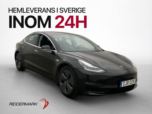 Tesla Model 3 Long Range AWD 440hk AP Navi Pano Läder ISOFIX - 2020