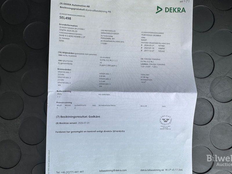 Saab 9-5 bild 110