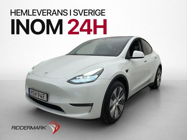 Tesla Model Y Long Range AWD Värmepump Drag Autopilot MOMS - 2023