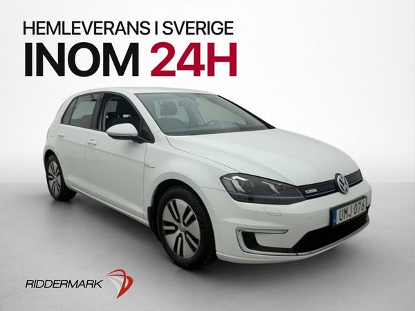 Volkswagen Golf E-Golf 116hk Navi Värmepump Adaptiv farth. - 2016
