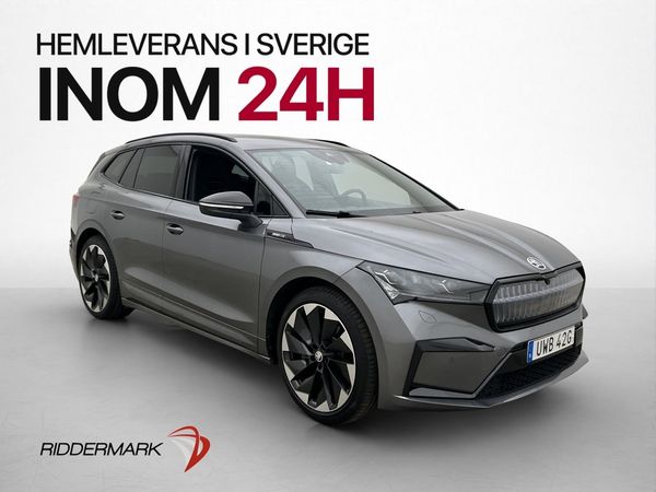 Skoda Enyaq iV80x Sportline Crystal Face Kamera Navi Drag - 2023