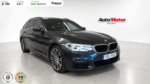 BMW 520 d xDrive Touring M-sport 190hk Panorama/Värmare/Drag/360 - 2019