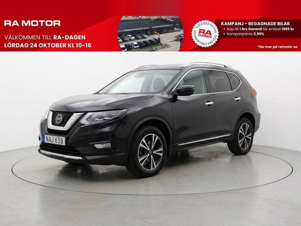 Nissan X-Trail 1.3 DIG-T 160hk Tekna 7-sits 360º Pano Skinn Drag - 2021