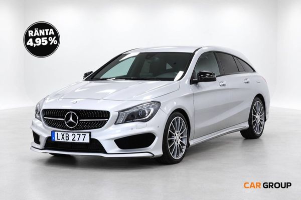 Mercedes CLA200 Shooting Brake 7G AMG Night Package PDC M-värmare - 2015