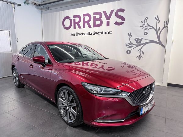 Mazda 6 Sedan 2.5 SKYACTIV-G 194Hk Aut Optimum Signature 1ägare - 2018