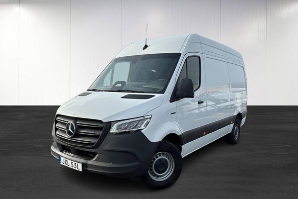 Mercedes e-Sprinter 314 SKÅP A2 PRO | Drag | Backkamera | Smartphone | 3-si - 2025