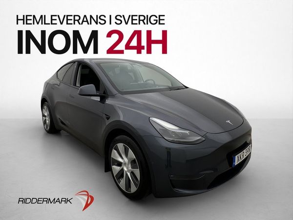 Tesla Model Y Long Range AWD 514hk Värmepump Drag MOMS Navi - 2021