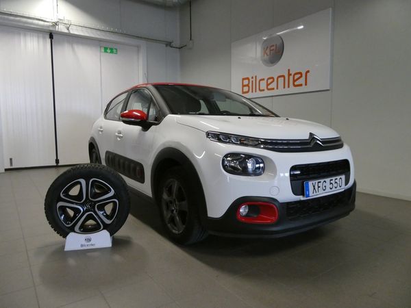 Citroen C3 1.2 PureTech 82 Parkeringssensorer-Isofix-Dubbdäck - 2016