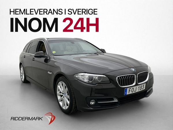 BMW 520 d Touring Läder Panorama M-ratt 2-Brukare 190hk - 2015