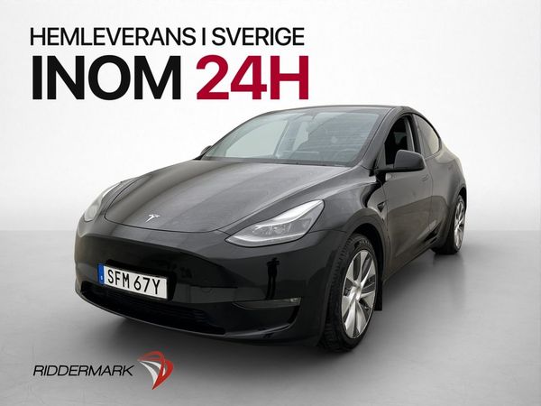 Tesla Model Y Long Range AWD Drag AP Skinn Svensksåld MOMS - 2023