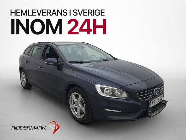 Volvo V60 D2 115hk D-Värmare P-sensor Bluetooth Farthållare - 2015