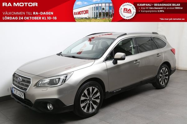 Subaru Outback 2,0D 150hk Summit AWD Aut H/K Skinn Drag - 2016