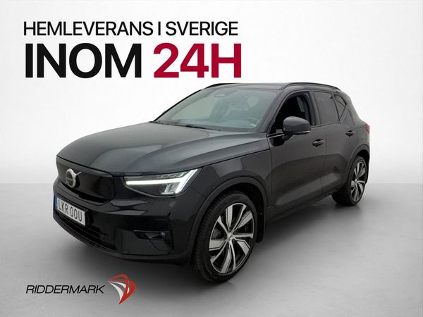 Volvo XC40 Recharge AWD 408hk Ultimate Pano 360° H/K Drag - 2023