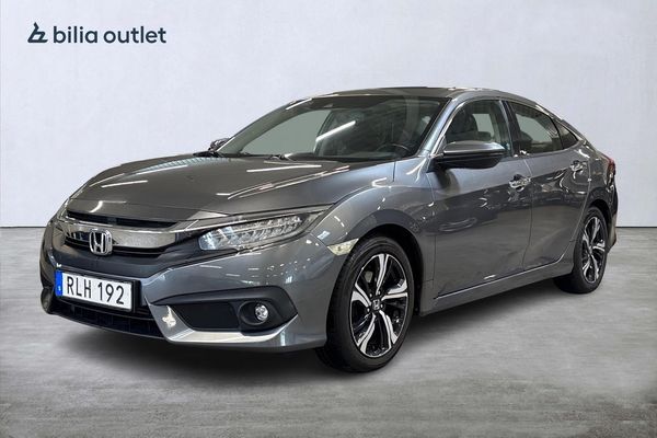 Honda Civic Sedan 1.5 i-VTEC Turbo CVT 182hk Taklucka Navi B-kamera - 2017
