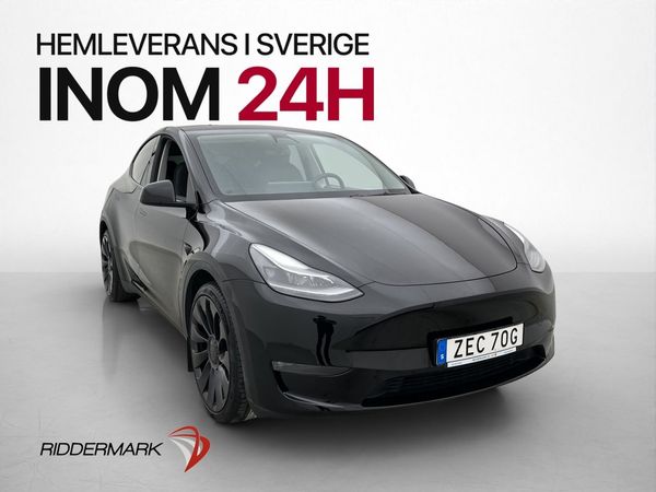 Tesla Model Y Long Range AWD Svensksåld Dragkrok Panorama - 2023