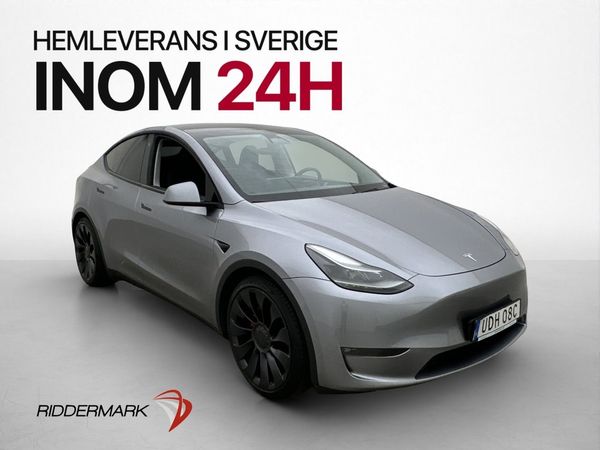 Tesla Model Y Performance AWD Dragkrok Autopilot Pano MOMS - 2023