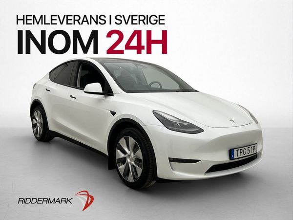 Tesla Model Y Long Range AWD Svensksåld MOMS Dragkrok - 2024