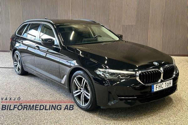 BMW 530 e 530eTouring B-Kamera Drag Läder. - 2021