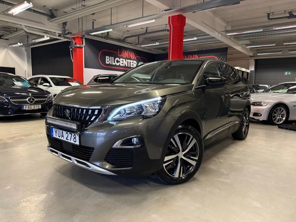 Peugeot 3008 1.6 BlueHDi 120 Aut Allure Drag Halvskinn PDC Ny servad - 2017