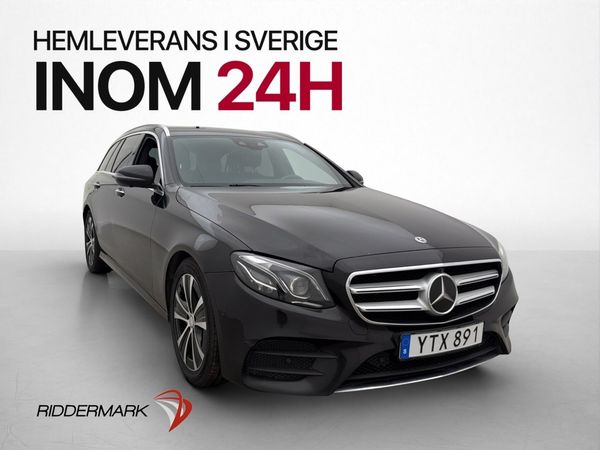 Mercedes E220 T 4M AMG 7-sits Wide Värmare 360 Burmester - 2018