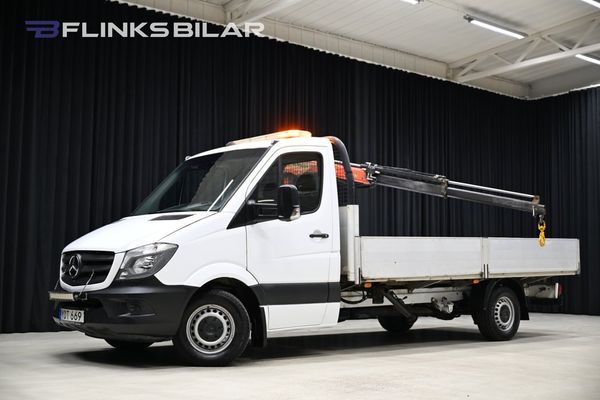Mercedes Sprinter 316 7g 163HK Automat|Långflak|Kranbil|Lågmil|Leasbar - 2016