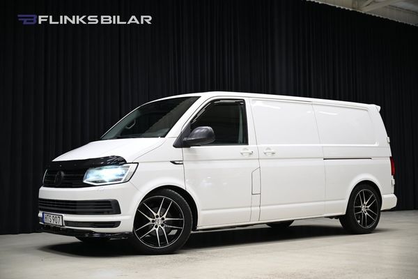 Volkswagen Transporter DSG 140HK L2 Nedlackad|Dubbeldörr|Skinn|Leasbar|SeUTR! - 2016