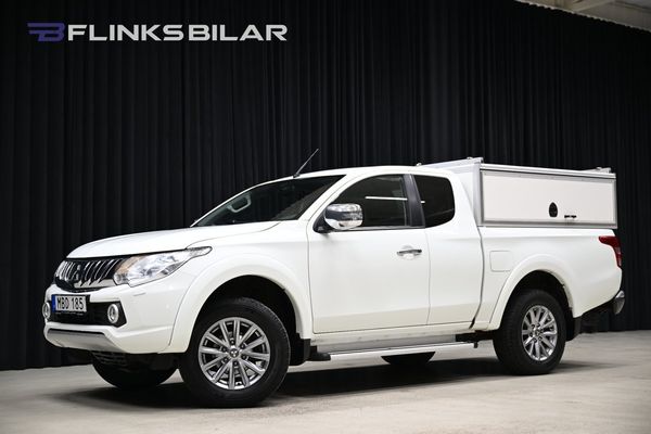 Mitsubishi L 200 Club Cab 2.4 181HK Långkåpa|Drag|Värmare|Kamkedja|EnÄgare|Moms - 2016