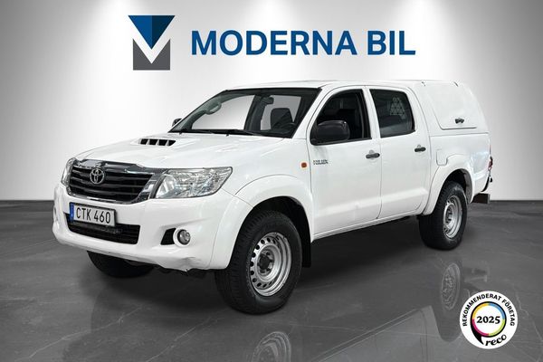 Toyota Hilux Dubbelhytt 2.5 4x4 144hk Moms Kåpa Drag Kamrem bytt - 2015