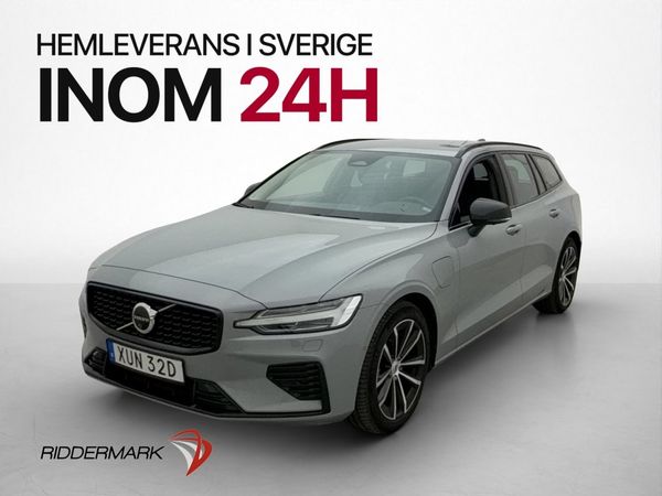 Volvo V60 T6 Plug-In AWD 399hk Plus Dark 360° Värm 1-Äga - 2025