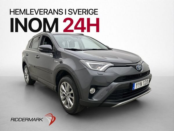 Toyota RAV4 Hybrid AWD 197hk Executive Skinn Drag Kamera - 2017