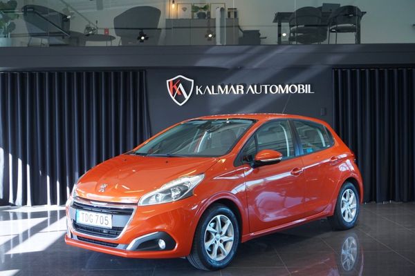 Peugeot 208 5-dörrar 1.2 PureTech 82 Euro6 4.200Mil Svensksåld - 2017