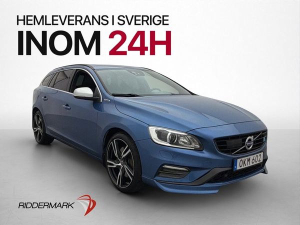 Volvo V60 D6 AWD R-Design VOC T-Lucka H/K Drag Kamera Värm - 2017