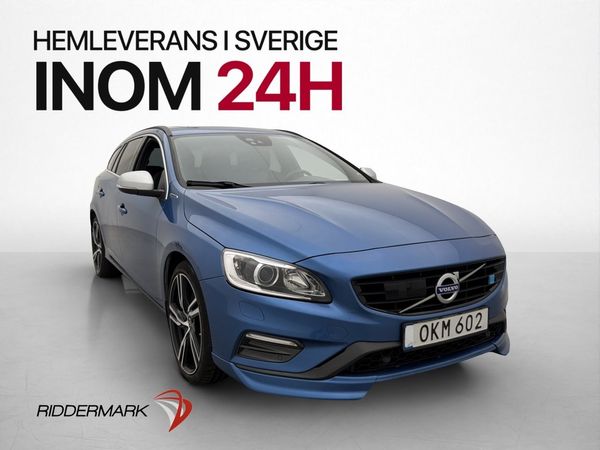 Volvo V60 D6 AWD R-Design VOC T-Lucka H/K Drag Kamera Värm - 2017