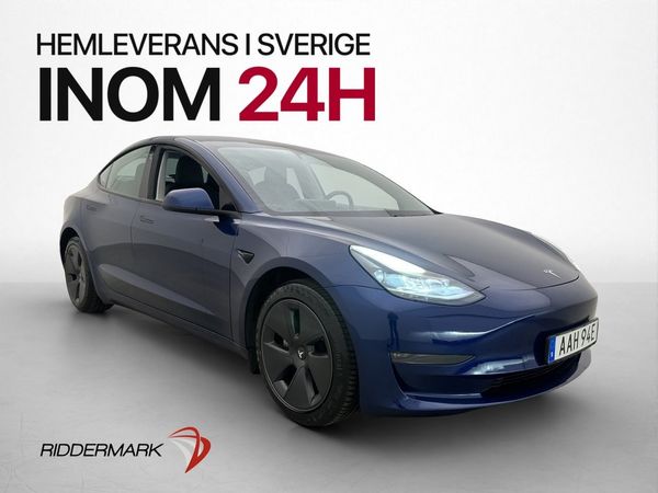 Tesla Model 3 Long Range AWD Värmepump Drag Pano Svensksåld - 2021