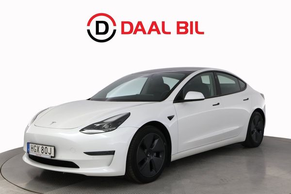 Tesla Model 3 LONG RANGE AWD 82 kWh 440HK AUTOPILOT P-VÄRM B-KAM NAVI - 2021