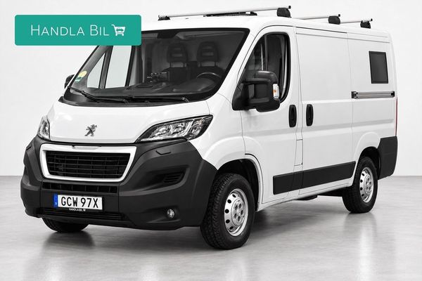 Peugeot Boxer Van 330 2.2 3-sits B-kam Carplay P-sensorer Drag - 2021