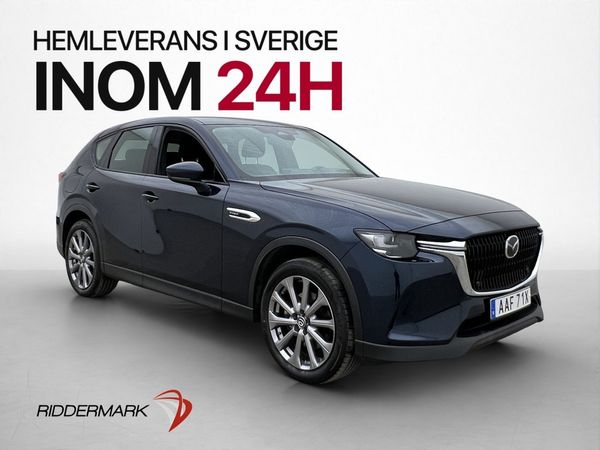 Mazda CX-60 PHEV AWD 327hk Drag HUD Kamera Navi Rattvärme - 2023
