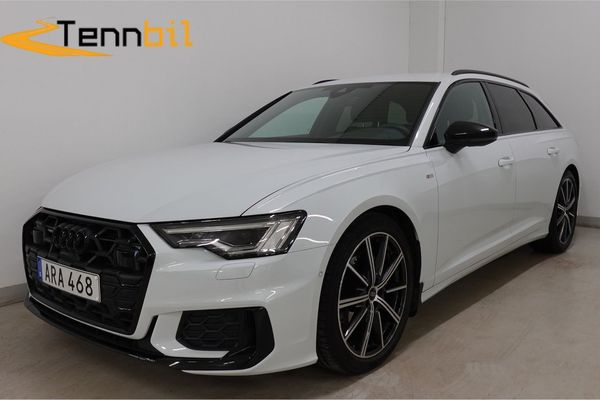 Audi A6 40 TDI Q Cockpit S-Line Drag D-värm Black Optic Moms - 2024