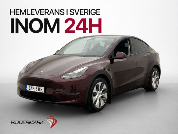 Tesla Model Y Long Range AWD Dragkrok Värmepump Svensksåld - 2023