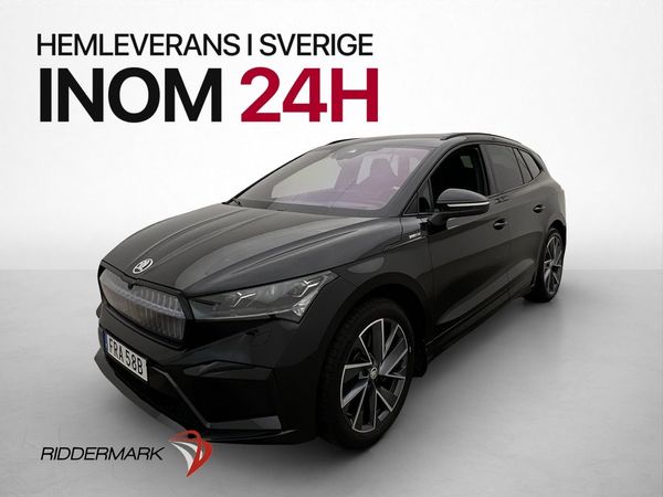 Skoda Enyaq iV 85x Sportline Crystal HuD 360° Drag Moms 286h - 2025