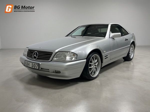 Mercedes SL280 193HK Cabriolet Aut Hardtop/Skinn/Elstol/Låga mil - 1996