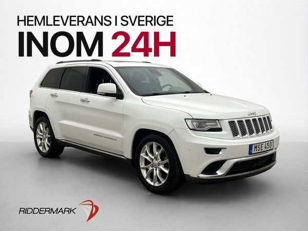 Jeep Grand Cherokee 3.0 V6 Summit Luft Pano H/K Kamera Skinn - 2015