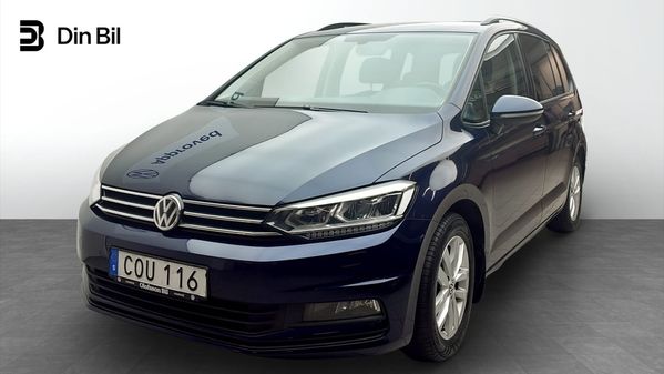 Volkswagen Touran TSI 110 DSG/7-sits/P-värmare/Drag/Pluspaket - 2018
