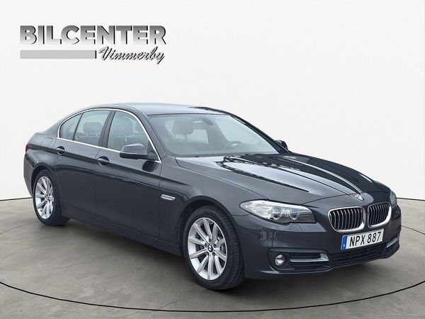 BMW 520 d Sedan Steptronic 190hk M-ratt Läder Drag - 2015