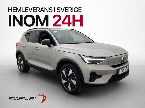 Volvo XC40 Recharge Twin 408hk Ultimate Värm Drag 360° H/K - 2024