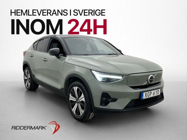 Volvo C40 Recharge Twin Motor Ultimate Pano H/K 360° Värmepump Elstol - 2022
