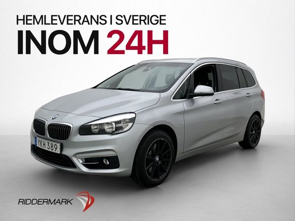 BMW 220 d xDrive Gran Tourer Luxury Line 7-Sits Skinn Drag - 2017