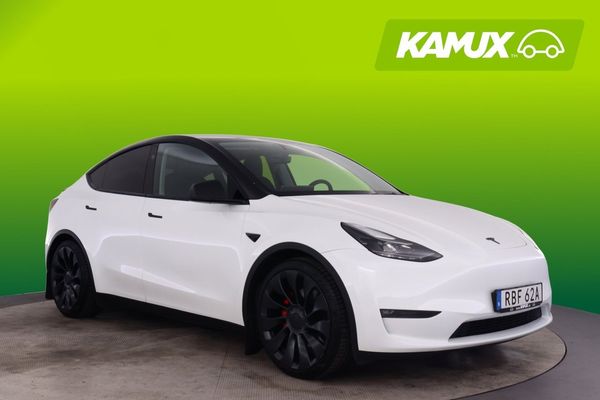 Tesla Model Y Performance 534hk 21" Pano Kolfiber - 2024